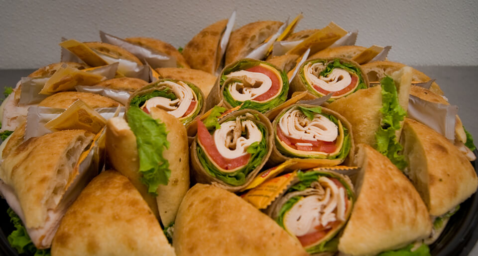 Catering platters from J Hartman's